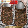 Personalized Skull Cannabis Weed 3D Funny Crocs