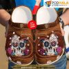 Personalized Skull Heart 3D Funny Crocs Shoes