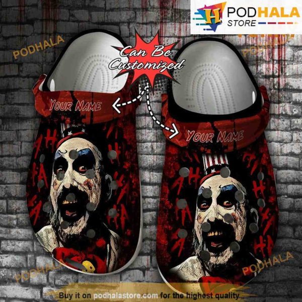 Personalized Spaulding 3D Funny Crocs Halloween