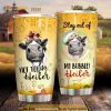Personalized Stay Out Of My Bubble Gift Travel Custom Coffee Tumbler