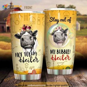 Personalized Stay Out Of My Bubble Gift Travel Custom Coffee Tumbler