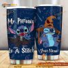 Personalized Stitch Patronus Halloween Gift Travel Custom Coffee Tumbler