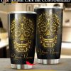 Personalized Sugar Skull Light Art 3D Printed Custom Coffee Tumbler