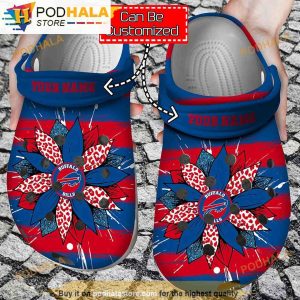 Personalized Sunflowers Print Buffalo Bills 3D Funny Crocs