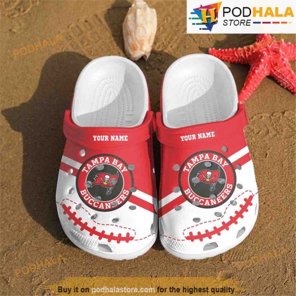 Personalized Tampa Bay Buccaneers 3D Funny Crocs NFL Fans
