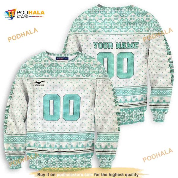 Personalized Team Aoba Johsai Christmas All Over Printed Sweater