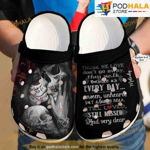 Personalized Those We Love Skull 3D Funny Crocs