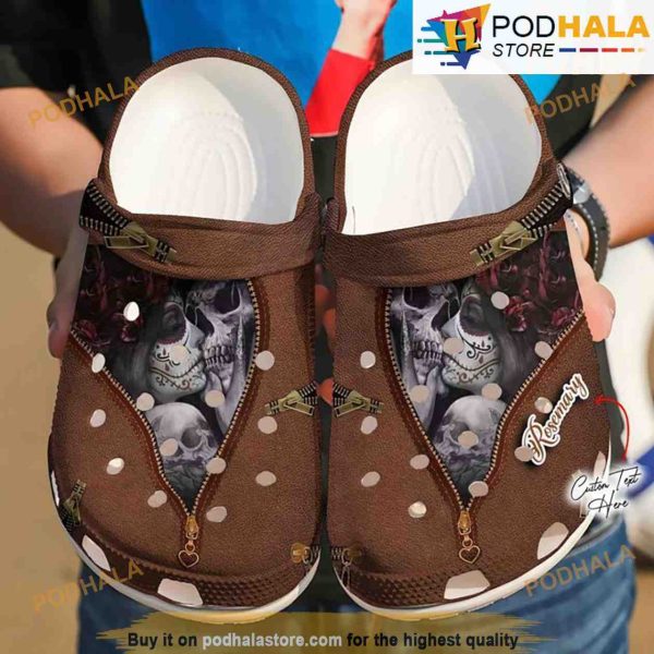 Personalized Till We Are Dust Skull 3D Funny Crocs Shoes