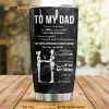 Personalized To My Dad You Are My Dad My Hero Custom Coffee Tumbler