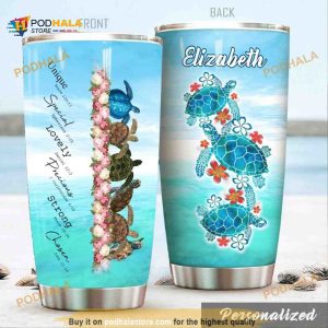 Personalized Turtle Christ God Says You Are Custom Coffee Tumbler