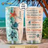 Personalized Turtle Starfish Ocean Gift Travel Custom Coffee Tumbler