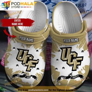 Personalized Ucf Knights Ncaa Football 3D Funny Crocs