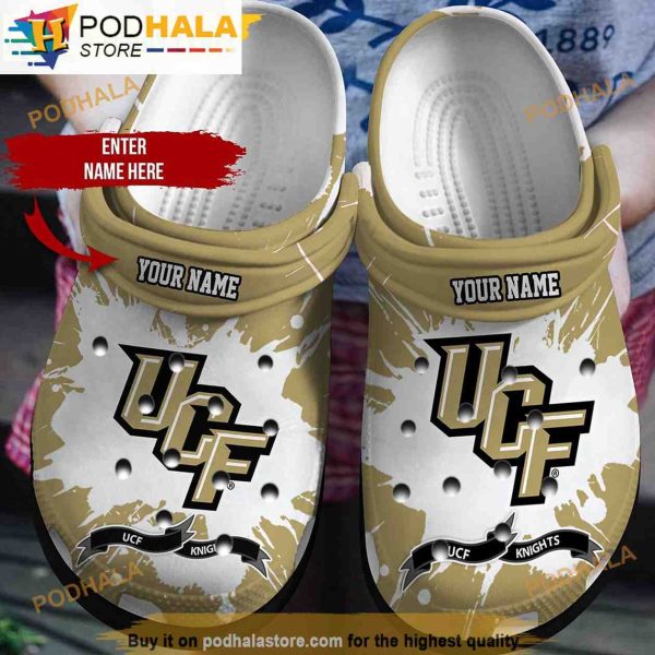 Personalized Ucf Knights Ncaa Football 3D Funny Crocs