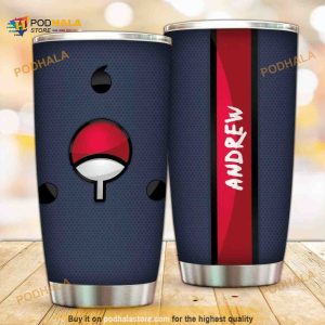 Personalized Uchiha Clan Anime Gift Travel Custom Coffee Tumbler