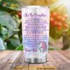 Personalized Unicorn Rainbow To My Daughter I Love You Custom Coffee Tumbler