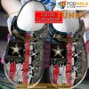 Personalized Us Army Military Dog Tag Veteran 3D Funny Crocs