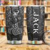 Personalized Viking Love Printed Custom Coffee Tumbler