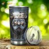 Personalized Viking Metal Pattern Gift Travel Custom Coffee Tumbler