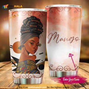 Personalized Wise Unique Soulful Courageous Fierce Strong Custom Coffee Tumbler