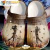 Personalized Wooden Band Golf 3D Funny Crocs