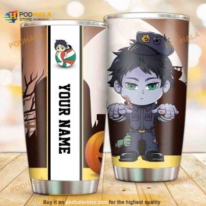 Personalized Zombie Guard Keiji Akaashi Custom Coffee Tumbler
