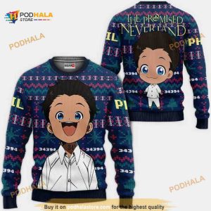 Phil Anime The Promised Neverland Xmas Ugly Christmas Sweater