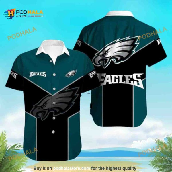 Philadelphia Eagles Hawaiian Shirt, Football Gift For Boyfriend