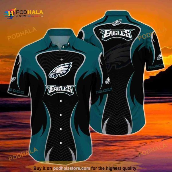 Philadelphia Eagles NFL Hawaiian Shirt, Beach Gift For Football Players