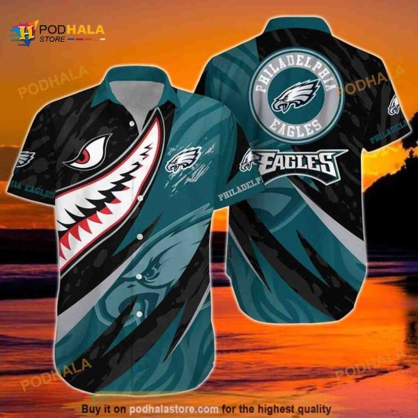 Philadelphia Eagles NFL Hawaiian Shirt, Eagles Gifts For Football Players