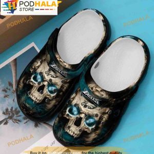 Philadelphia Eagles Skull Gifts 3D Funny Crocs Slippers