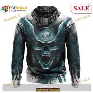 Philadelphia Eagles Special Kits With Skull Art Shirt NFL Hoodie 3D 2