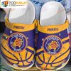 Phoenix Suns Purple-orange NBA 3D Funny Crocs Clog Shoes