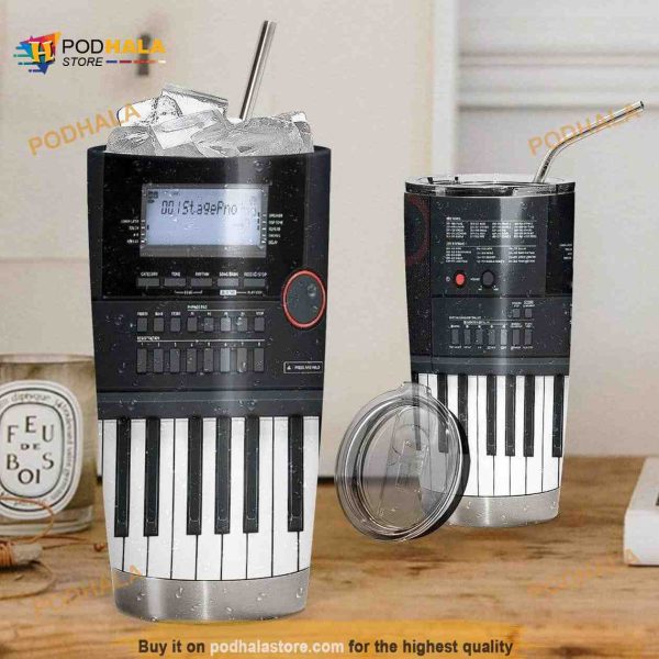Piano Gift Travel Coffee Tumbler All Over Print