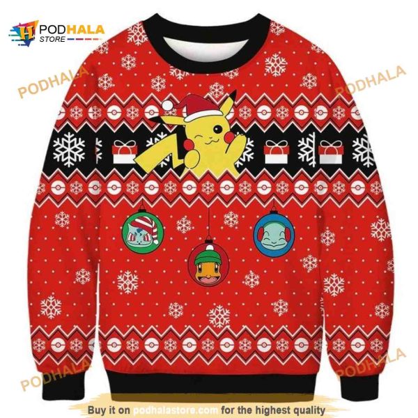 Pikachu All Over Printed Funny Ugly Sweater