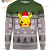 Pikachu Pokemon All I Want For Xmas Is Chu’ Anime Ugly Xmas Wool Knitted Sweater