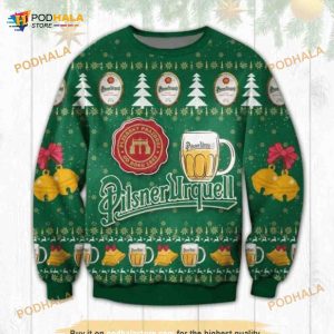 Pilsner Urquell Beer Ugly Xmas Wool Sweater