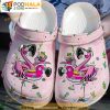 Pink Flamingo 3D Funny Crocs Clog Shoes