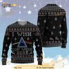 Pink Floy Christmas I Wish You Were Here Ugly Wool Sweater