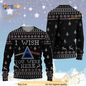 Pink Floy Christmas I Wish You Were Here Ugly Wool Sweater