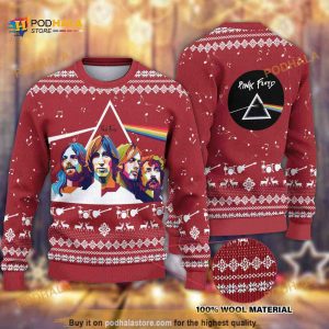 Pink Floyd Band 3D Graphic Ugly Christmas Sweater
