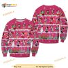 Pink Minnie Mouse Pattern Xmas 2023 Christmas Disney Ugly Christmas All Over Printed Sweater