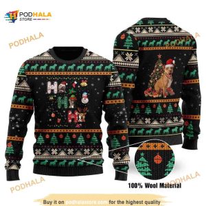 Pitbull 3D Funny Ugly Sweater