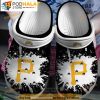 Pittsburgh Pirates Black-white Mlb 3D Funny Crocs Clog Shoes