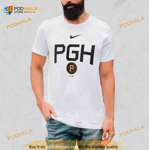 Pittsburgh Pirates Nike 2023 City Connect Large Logo T Shirt