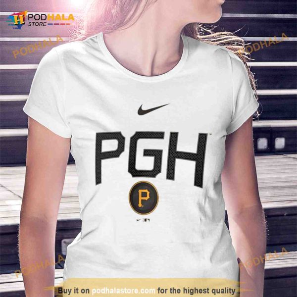 Pittsburgh Pirates Nike 2023 City Connect Large Logo T Shirt