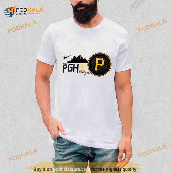 Pittsburgh Pirates Nike 2023 City Connect Tri Blend T Shirt