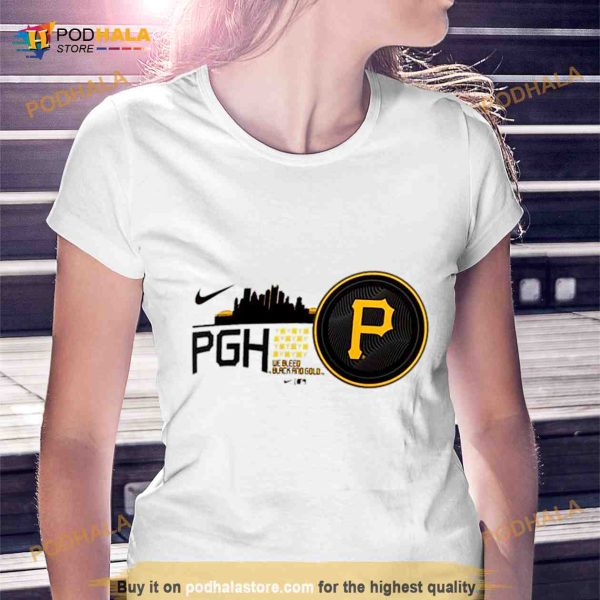 Pittsburgh Pirates Nike 2023 City Connect Tri Blend T Shirt