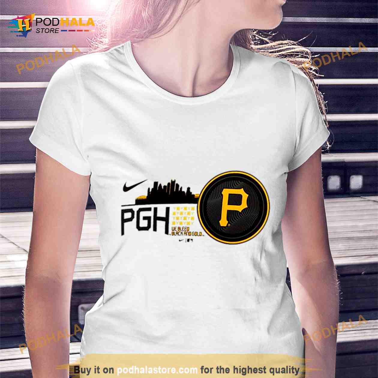 Pittsburgh Pirates Nike 2023 City Connect Double T Shirt - Bring