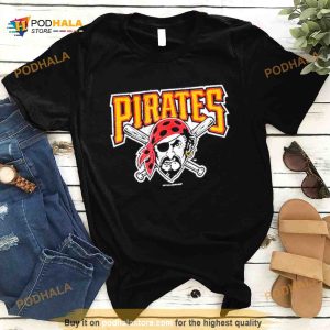 Pittsburgh Pirates Youth Distressed Logo Shirt 2