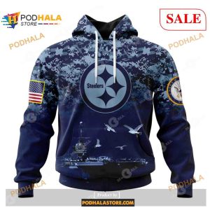 Pittsburgh Steelers Honor US Navy Veterans Shirt NFL Hoodie 3D 1
